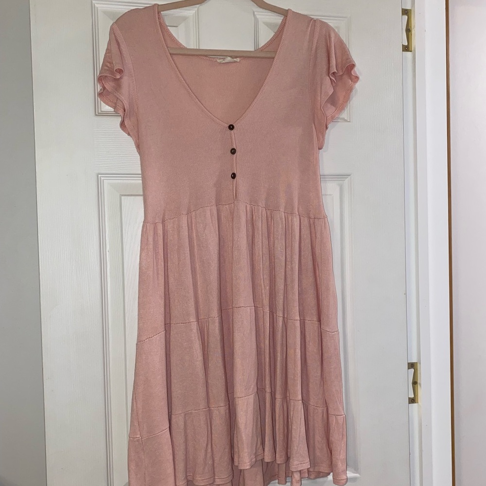 Pink Babydoll Dress